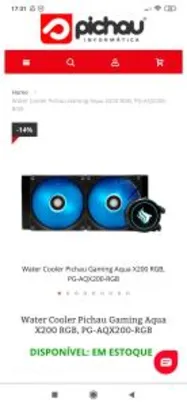 Water Cooler Pichau Gaming Aqua X200 | R$300