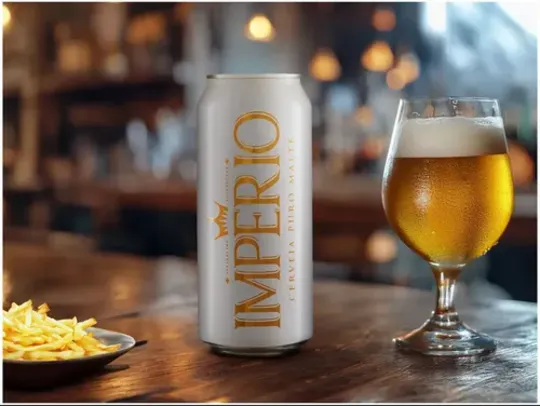 Cerveja Império 473ml Valor Unitário compra mínima 12 unidades