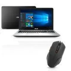 Notebook Asus Intel Core i5 8GB 1TB K555LB DM451T 15.6" Placa de Vídeo NVIDIA GeForce 940M Windows 10 + Mouse Gamer Óptico Com Fio ONN G17 2400 DPI - R$2529