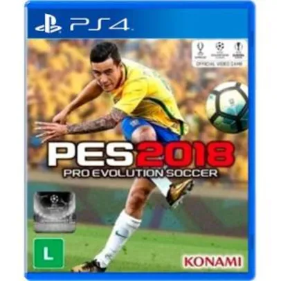 [1ª compra] Game Pro Evolution Soccer 2018 - PS4  - R$20