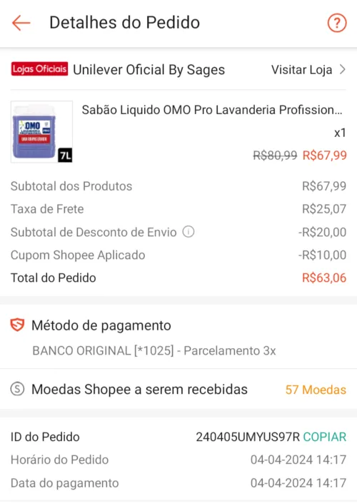 Imagen na descrição da promoção