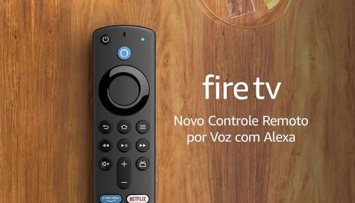 Novo Controle Remoto por Voz com Alexa (inclui comandos de TV) | R$ 179