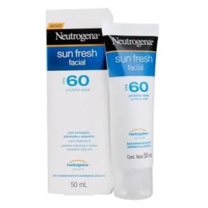 Protetor Solar Neutrogena Sun Fresh Facial Fps 60 50g - R$39
