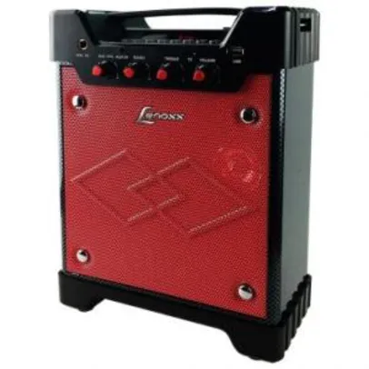Caixa Amplificadora 40W Lenoxx, com Entrada USB, Rádio FM, Micro SD, Entrada Auxiliar, Bateria Recarregável, Portátil, Alça Para Transporte - R$ 160