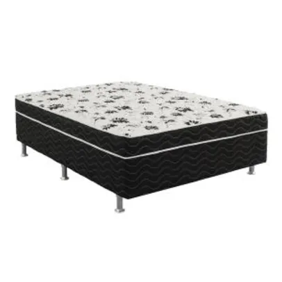 Cama Box Casal Conjugado Ortobom Espuma D28 138x188x43cm Orto Pillow Union Ortopedic - R$355