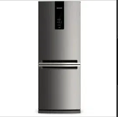 Refrigerador 02 Portas Brastemp Frost Free 443 Litros com Freezer Invertido Evox - BRE57AK