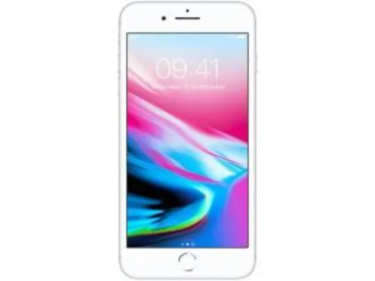 iPhone 8 Plus Apple 64GB Prata 4G - Tela 5,5” Retina Câmera Dupla 12MP iOS 11