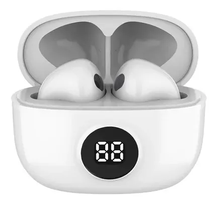 Fone De Ouvido In-ear Sem Fio Bluetooth Visor Led Wb Mini Io