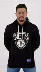 Moletom NBA Brooklyn Nets Canguru Masculino | R$ 127