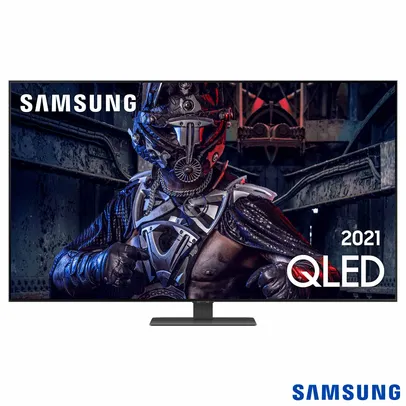Smart TV 4K Samsung QLED 55" com Modo Game, Alexa Built in e Wi-Fi - 55Q80AA