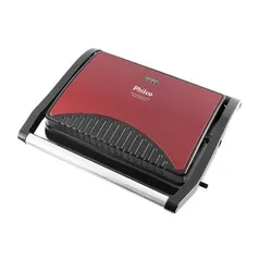 Sanduicheira e Grill Philco Press Inox Red 1200W