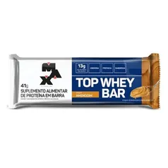 Barra de Proteina Top Whey Bar Amendoim 41G Max Titanium