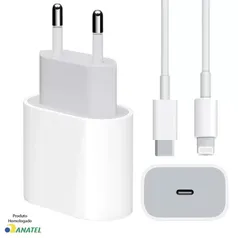 Carregador Turbo 20W + Cabo Lightning para USB-C