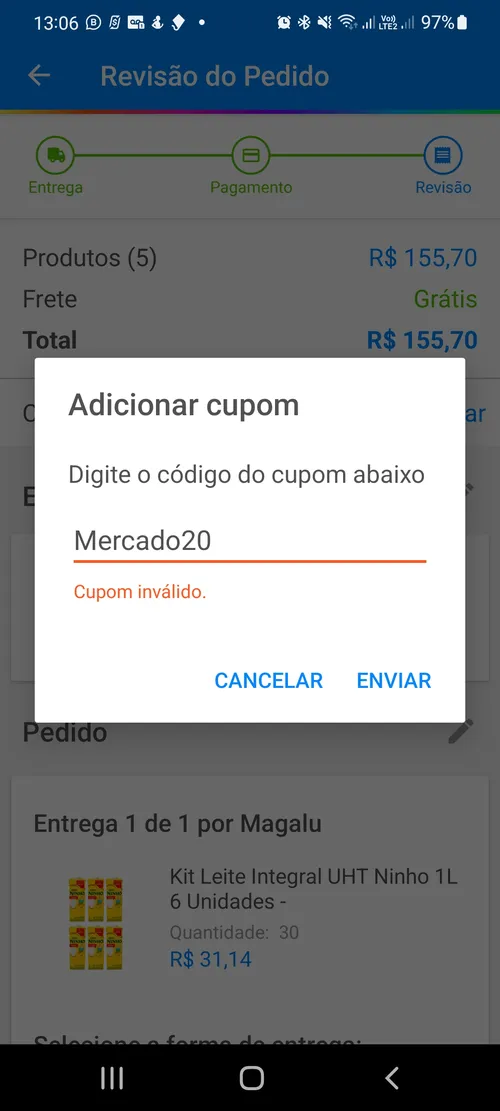 Imagen na descrição da promoção