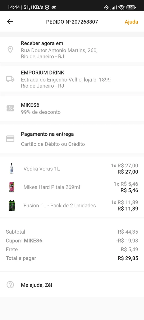 Imagen na descrição da promoção