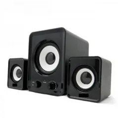 Caixa De Som 2.1 Subwoofer Usb Infokit Vc-G200 Pre - R$49