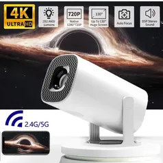 [Taxa inclusa] Mini projetor portátil esperto de P30, andróide 11, Wi-Fi 6, apoio 4K, 1080P, BT5.0, 1280x720P