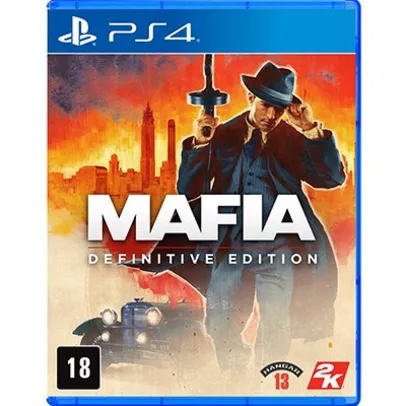 Jogo Mafia Definitive Ed. PS4 2K Games CX 1 UN R$90