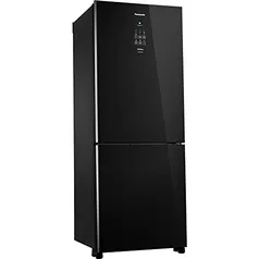 Geladeira Panasonic Frost Free 425L A+++ Black Glass