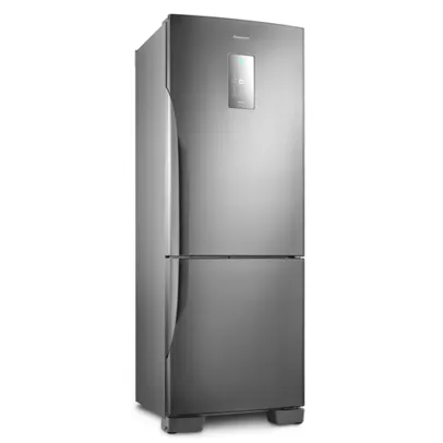 Geladeira/Refrigerador Panasonic Frost Free, Fresh Freezer, 480L, Duplex, Aço Escovado - NR-BB71PVFX