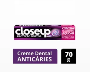 [Leve 6 pague 4] Creme Dental Close-Up Proteção Bioativa Contra o Ácido do Açúcar 70g | R$0,25 unidade