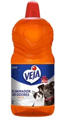 [Prime+Rec] 8 Unid | Limpador Veja Pets Eliminador de Odores Citrus, 2L | R$4,50