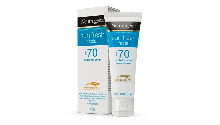 Neutrogena Sun Fresh Protetor Solar Facial FPS 70, 40g