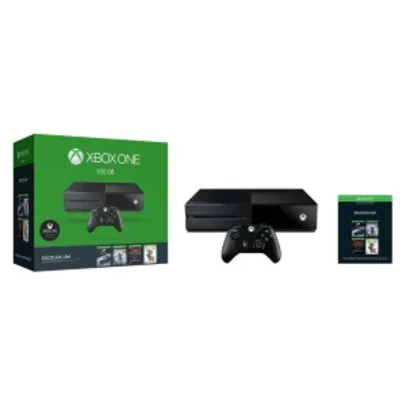 Console Xbox One 500GB - Escolha seu Jogo Download via Xbox Live - R$1.104