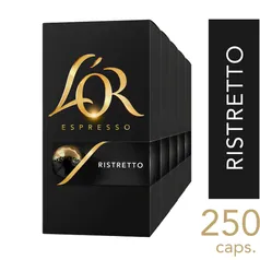 Kit 250 Cápsulas Café L'OR Ristretto