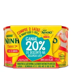 Kit Fórmula Infantil Ninho Fases +1 800g 2 Unidades