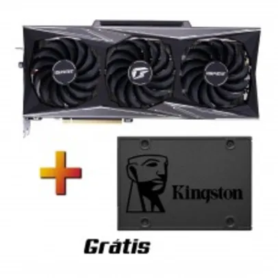 Placa de Vídeo Colorful GeForce iGame GeForce RTX 3070 Ti Vulcan 8GB + Grátis: SSD Kingston A400 960GB