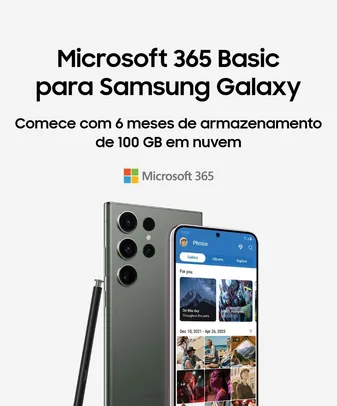 [SAMSUNG MEMBERS] 100GB na nuvem com Microsoft 365 Basic para Samsung Galaxy