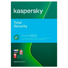 Kaspersky Total Security 5 dispositivos 1 ano ESD - Digital para Download