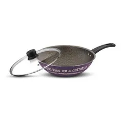 Frigideira Rochedo Wok 38 cm Viva Roxa | R$70