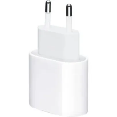 [APP | Usuários selecionados] Apple Carregador USB-C de 20W (MHJG3BZ/A) | R$105