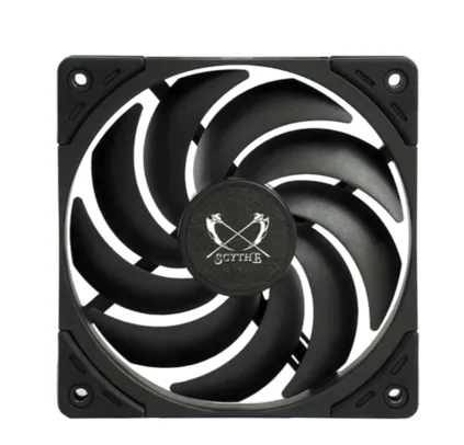 Cooler para Gabinete Scythe Wonder Snail 120 Black, 120mm, 2400RPM, WS1225FD24-P