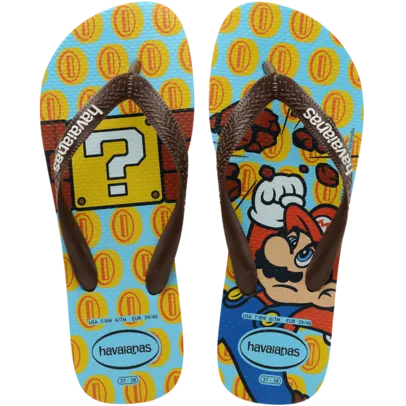 Chinelo Havaianas Mario Bros