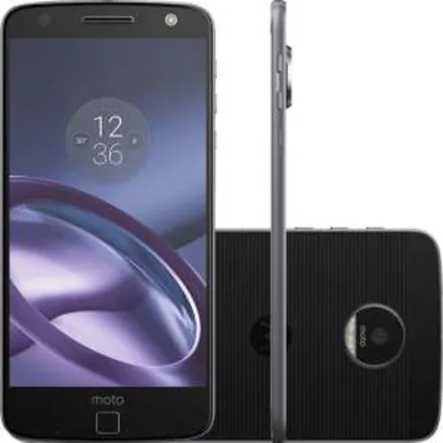 Smartphone Motorola Moto Z Style Dual Chip Android 6.0.1 Tela 5.5" 64GB 4G Câmera 13MP - Preto por R$ 1649