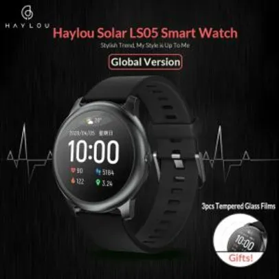 [Conta Nova] Smartwatch Haylou LS05 | R$128
