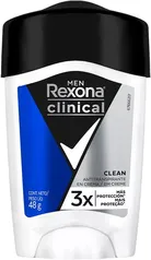 Desodorante Antitranspirante Rexona Men Clinical Clean 48g