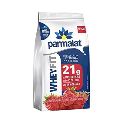 [REC + LEVE 3 PAGUE 2] Whey Protein em Pó Morango Whey Fit Parmalat 450G
