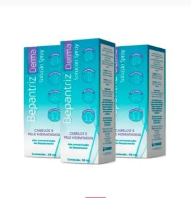 Leve 3 Pague 2 Solução Derma Bepantriz Spray 50ml R$22