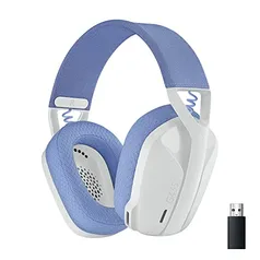 Headset Gamer Sem Fio Logitech G435 LIGHTSPEED, Conexão USB e Bluetooth, Design Leve e Confortável, 