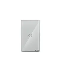 Steck, Interruptor Inteligente 4X2, Touch Wi-Fi Steck Ambiente Conectado, 1 Módulo, Bivolt, Branco