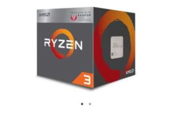 Processador AMD Ryzen 3 2200G, Cooler Wraith Stealth, Cache 6MB, 3.5GHz (3.7GHz Max Turbo), AM4 | R$539