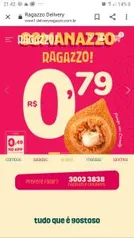 Coxinhas Ragazzo 0.49 centavos no app