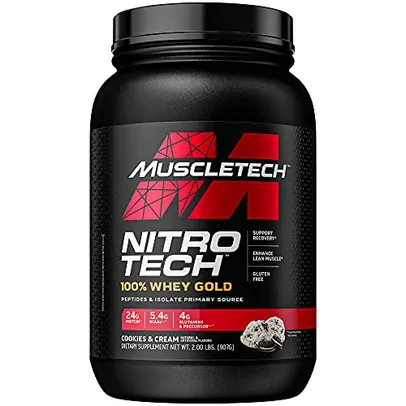 Muscletech WHEY PROTEIN NT GOLD BISCOITO E CREME 1KG 2.21LBS, Oxicoco