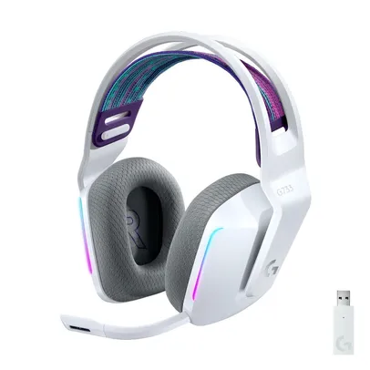 Headset Gamer Sem Fio Logitech G733 7.1 Dolby Surround RGB LIGHTSYNC, Blue VOICE para PC e PlayStati