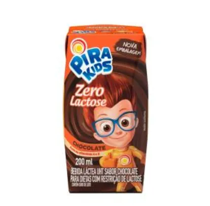 [Prime+Recorrência] Achocolatado Zero Lactose Pirakids 200ml | R$0,72 a unidade