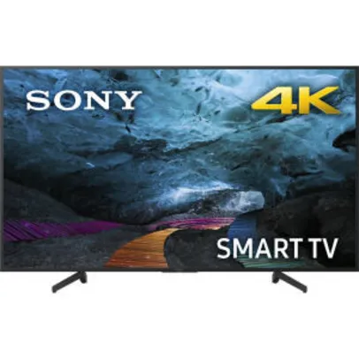 Smart TV LED 65'' Sony KD-65X705G Ultra HD 4K com Conversor Digital 3 HDMI 3 USB Wi-Fi - Preta | R$3329
